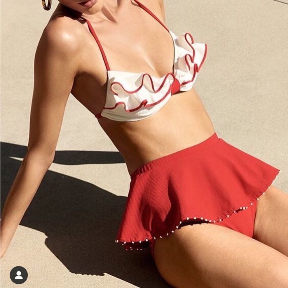 NWOT Marysia Ruffle Bikini